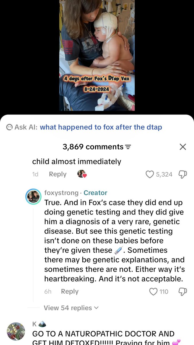 eternallytiredb's tweet photo. @HerbsandDirt Most likely the rare GENETIC DISORDER that the child has 🤨 https://t.co/KQVycsHELz