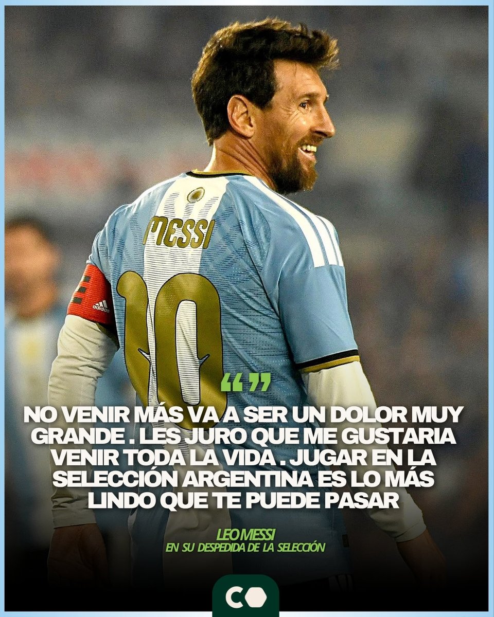 CodigoPotrero's tweet photo. 😢Dolorosa despedida del mejor de todos los tiempos… nosotros también te vamos a extrañar

#messi #LaDespedidaDeMessi #Adiosmessi https://t.co/YxSb3U3wK9