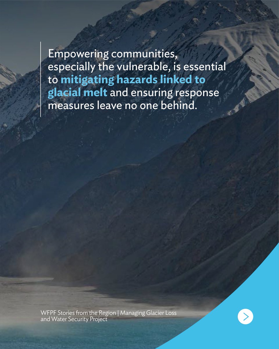 ADBWater's tweet photo. The Water Financing Partnership Facility (WFPF) has supported the Managing Glacier Loss &amp; Water Security Project in Tajikistan, improving hazard mapping, early warning systems, &amp; resilience to climate-related risks.

📖  WFPF Annual Report 2025 👉 https://t.co/dp60h7a9n4 https://t.co/f7Ru3cNefR