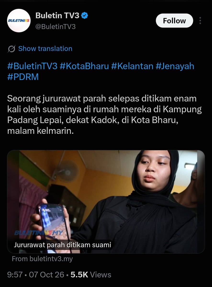 maevrck's tweet photo. less than a week we got 3 cases.. says who perempuan lagi emosi daripada lelaki ?? at least perempuan emosi tak membunuh orang 😹 https://t.co/HAvMbJgcZX