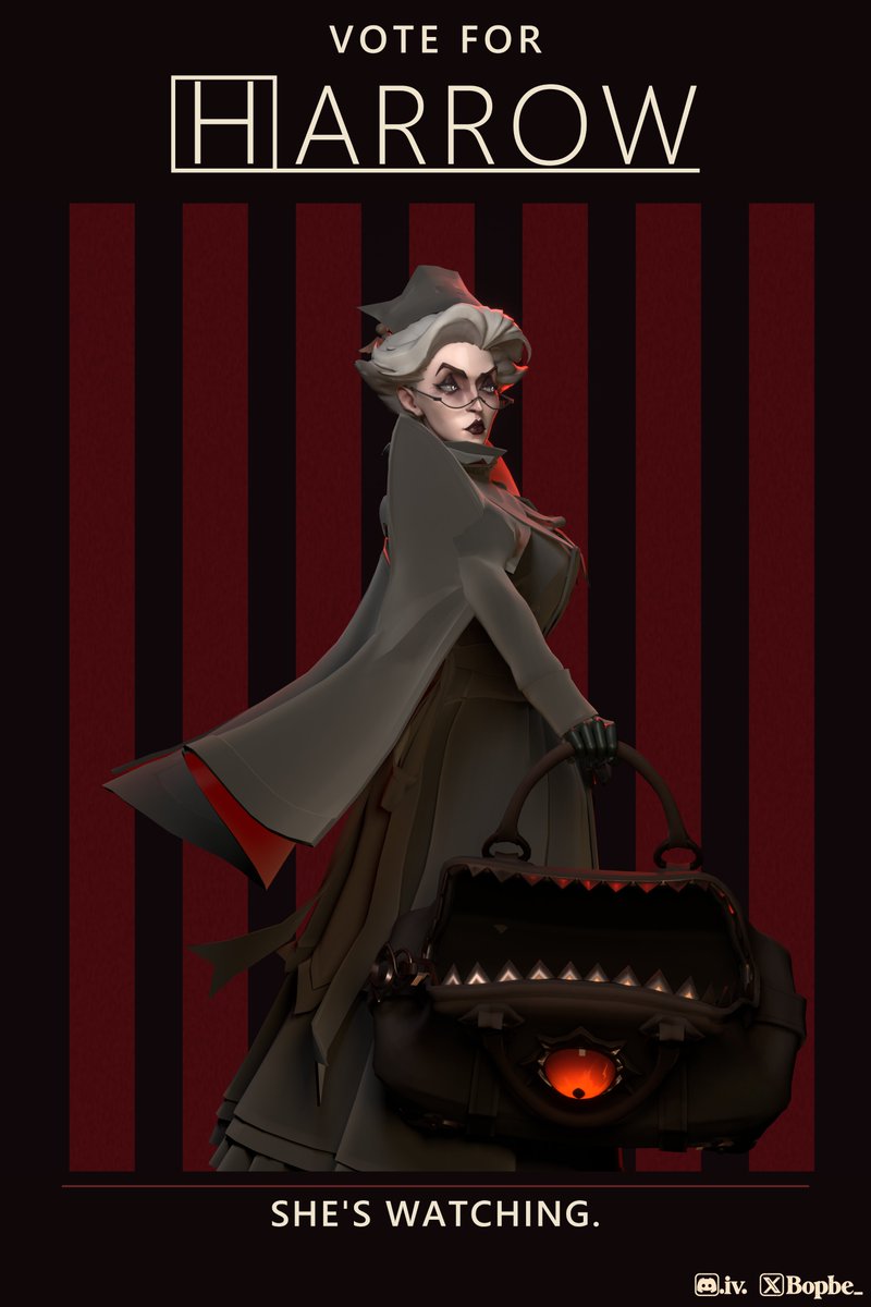 Bopbe_'s tweet photo. Let's get the Harrow sweep going! Go forth and get those votes!

#deadlock #nurseharrow https://t.co/rJh5bLY6qe