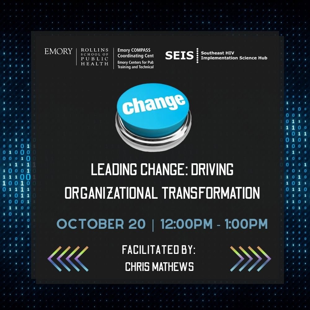 CHIPTS's tweet photo. Join this upcoming session by the #SEIShub entitled "Leading Change: Driving Organizational Transformation," on October 20, at 12 PM ET. The session will explore practical approaches to managing change, focusing on communication, stakeholder engagement, risk management, continuous improvement, and transition planning. Register: https://t.co/aKKGKSs8eV