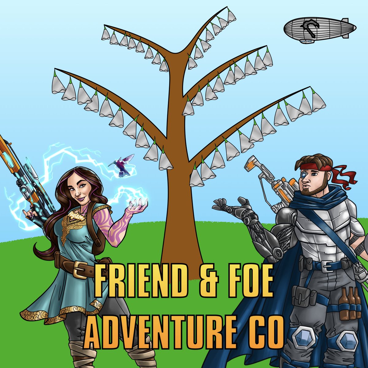 FFAdventureCo's tweet photo. New episode day! Fayleon and Tarquin continue to be absolute chaos in episode 102, Poke in Any Available Slot https://t.co/gPB2QD3qZM