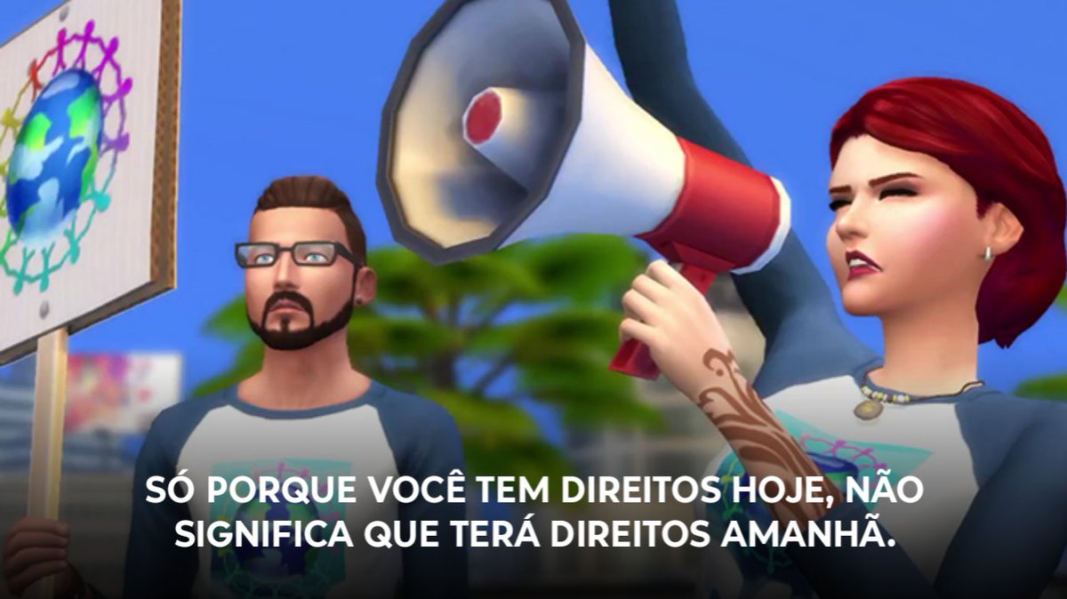 alalasims's tweet photo. Quando tiram a CONSTITUIÇÃO, o PODER ABSOLUTO vira lei e VOCÊ vira um MERO FANTOCHE.

No The Sims o controle total é DIVERSÃO; na POLÍTICA, é TIRANIA; na VIDA REAL é DESTRUIÇÃO.

Sua voz existe HOJE, mas amanhã pode ser SILENCIADA. https://t.co/ZY4OgKV8Tq