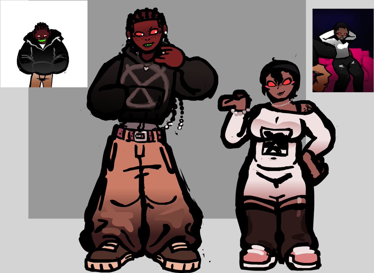 casual_anim1's tweet photo. 2 ocs of mine from a while back that I wanted to redesign 

Still thinking of names for these 2 ngl https://t.co/TeyJCZEXRW