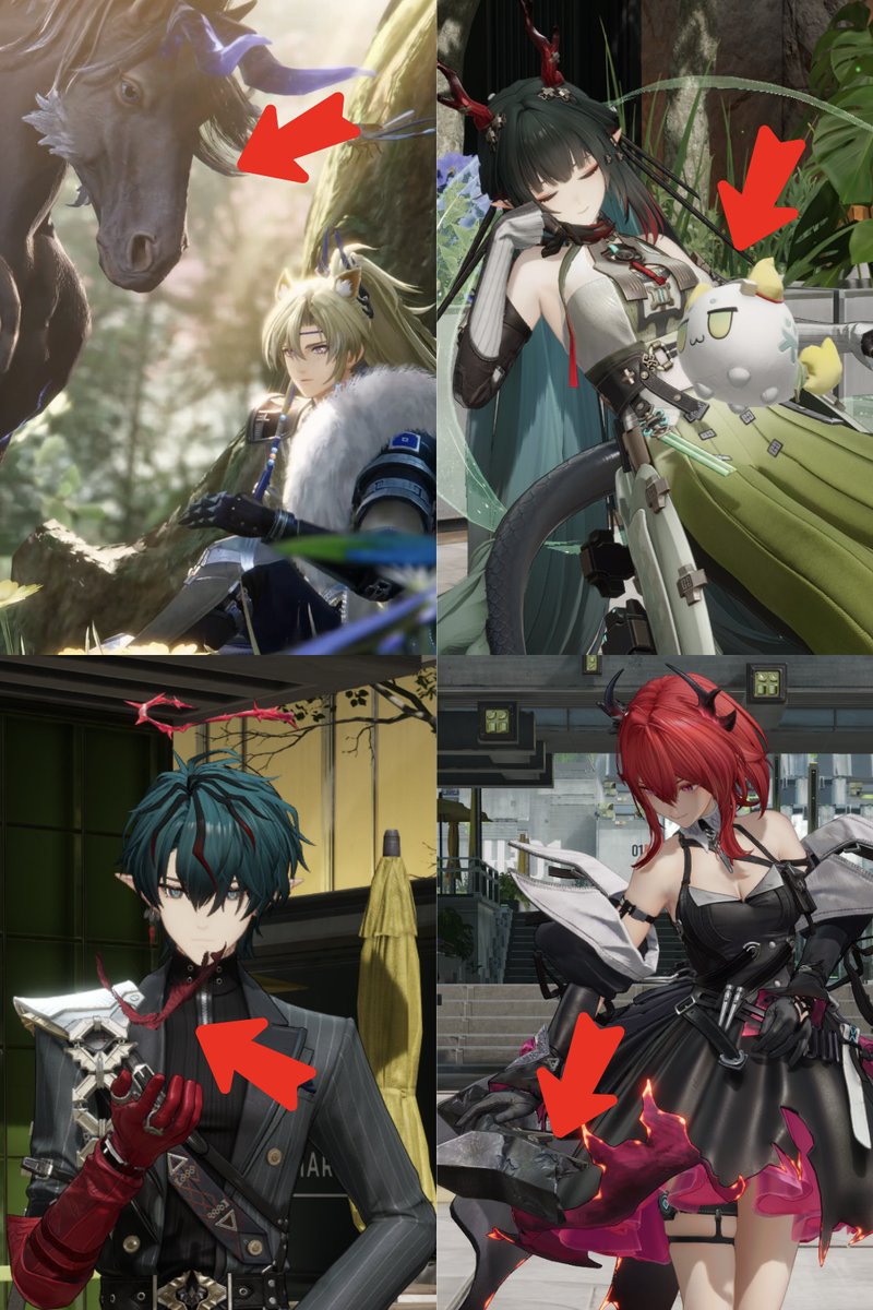 SoloChronicle's tweet photo. Every operator has their own great companion! The new operator’s horse, Zhuang Fangyi’s Chubby Lung, Laevatain’s colossal beast, and Camille’s bats!
#ArknightsEndfield #Endfield #Minghe #Camille #ZhuangFangyi #Laevatain https://t.co/32TkjCyuze
