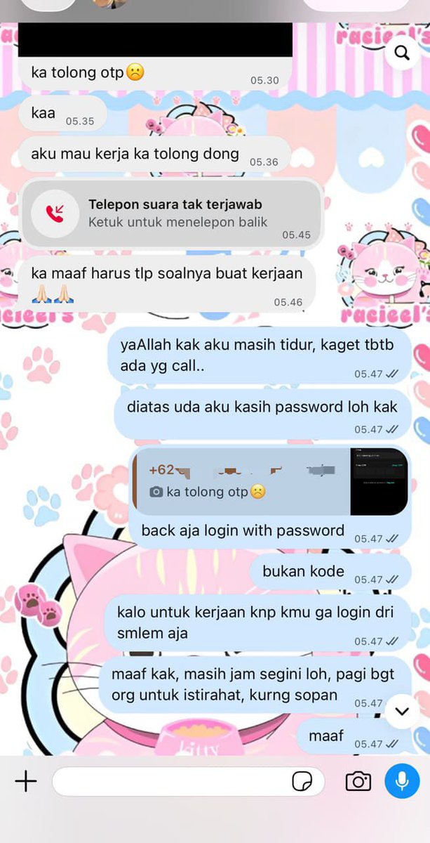 baieppi's tweet photo. tlg bgt buat cust klo misal itu utk KERJAAN, jgn login di waktu mepet aplg pagi" buta gni, dri smlm sllu seliweran cust spam seller akibat utk kerjaannya. maaf klo jwbnya ketus, aku keburu ksel krna seller bkn robot, aku jg butuh istirhat, posisi jg cpe krna kegiatan rl, maaf https://t.co/NrNEpYkp8l