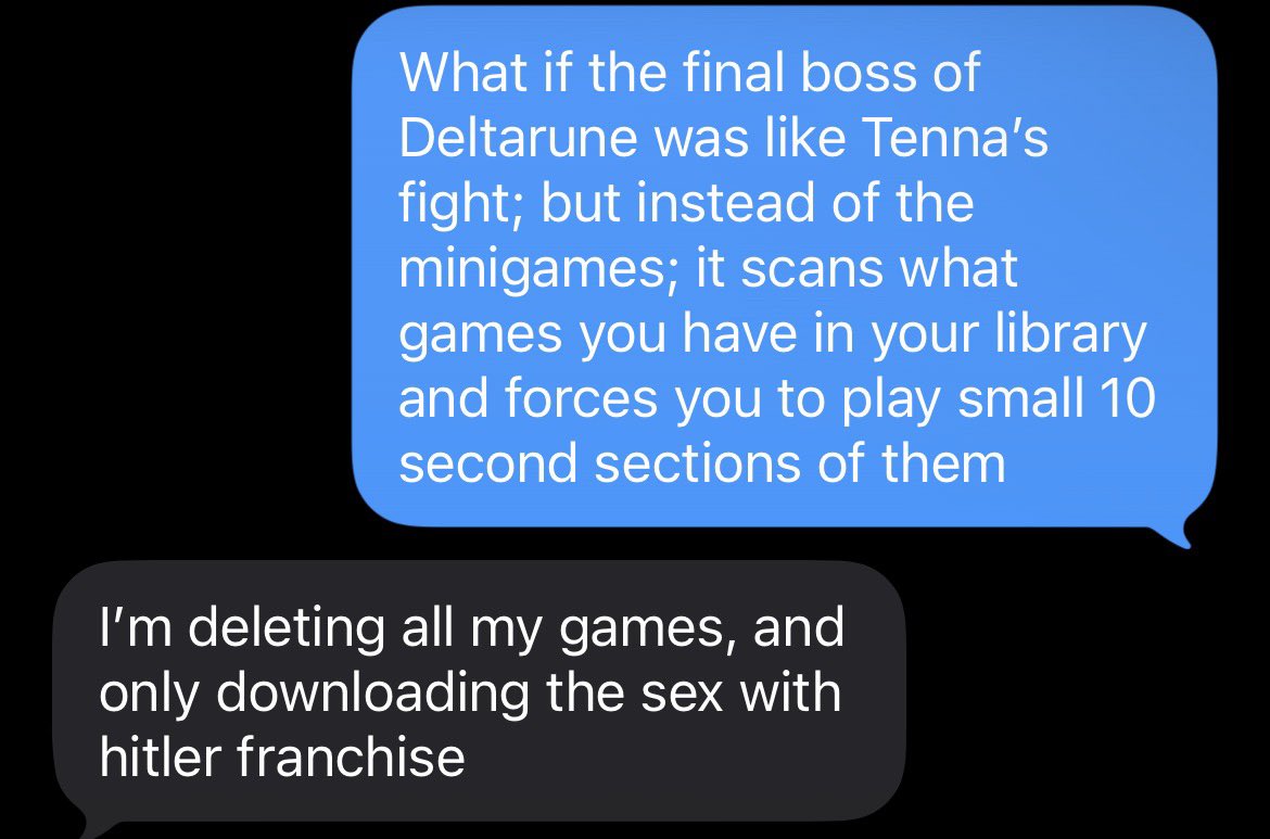 ObscureCraknEgg's tweet photo. Deltarune if it was epic https://t.co/QwZC6fudix