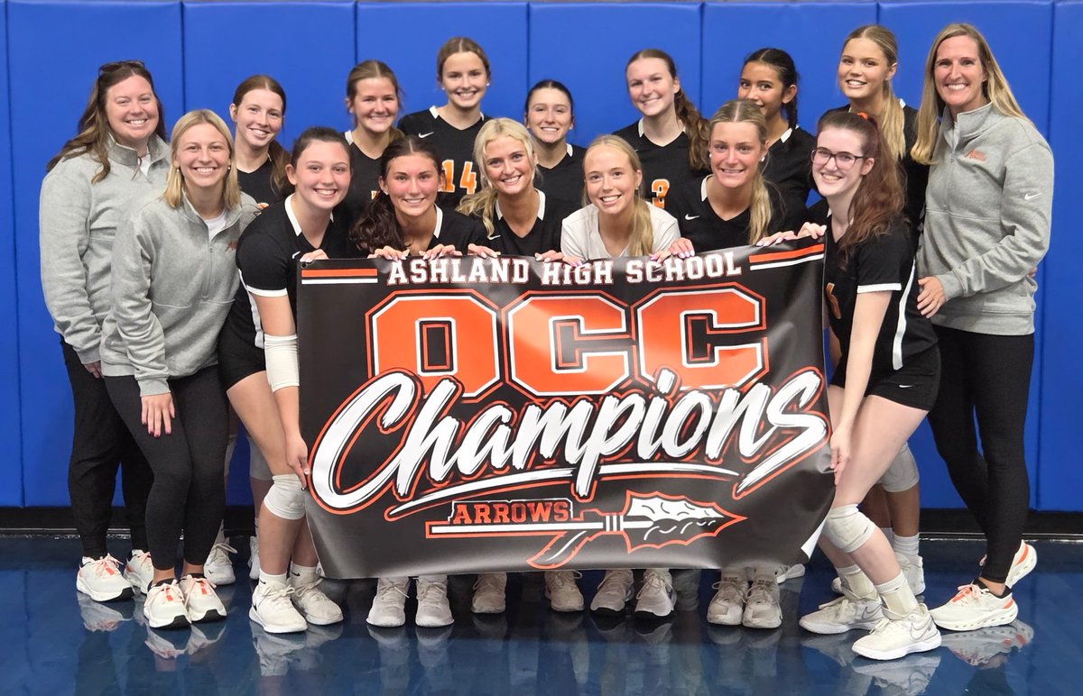 ArrowsAD's tweet photo. Congratulations to AHS Volleyball for capturing the 2026 OCC championship 🏆! https://t.co/7rLndKneuI