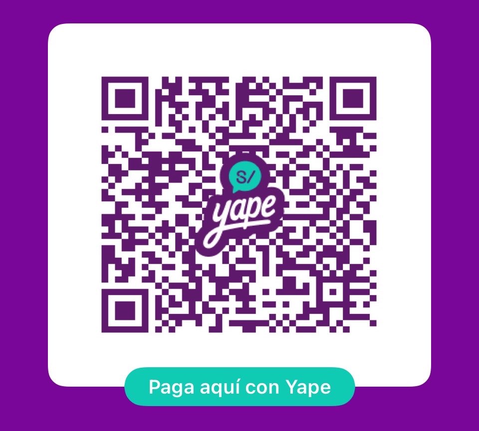 angelbitws's tweet photo. Para las personas que son de Perú y desean apoyarme a mí y mi familia adjunto mi código yape, se les agradece de todo corazón y cada monto por más pequeño que sea es un gran avance y lo apreciamos inmensamente. Mil gracias a las personas que me están apoyando durante este proceso https://t.co/u2TLWcB9LZ