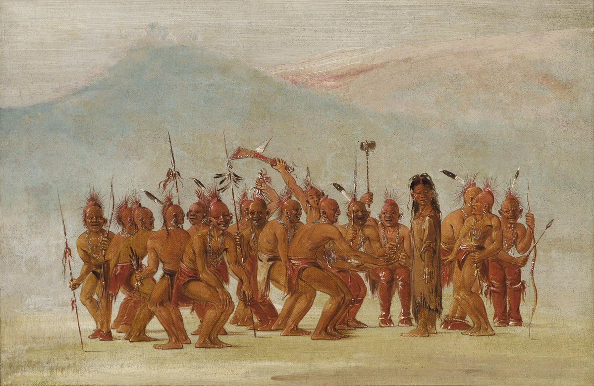 xPrinceJuba's tweet photo. Today, Catlin's paintings remain some of the most recognizable visual records of Indigenous life in the American West. https://t.co/az3YcJlYB4