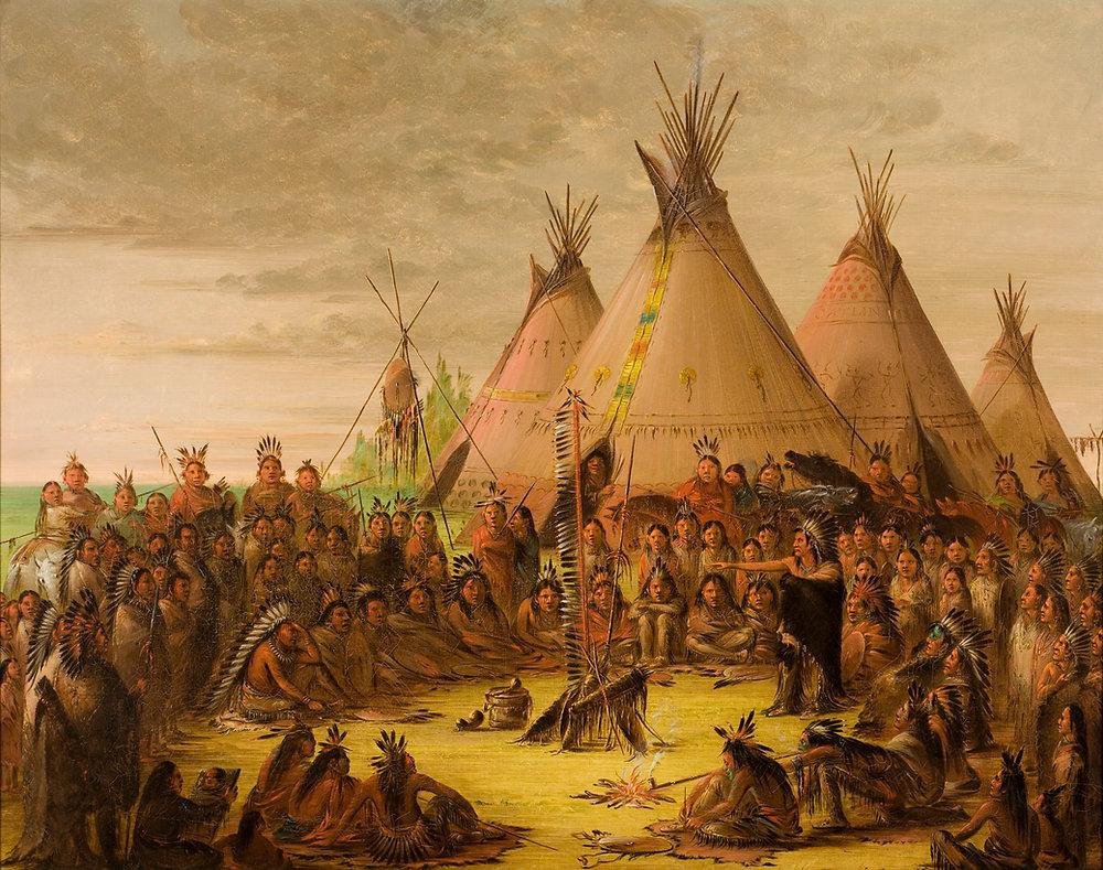 xPrinceJuba's tweet photo. Today, Catlin's paintings remain some of the most recognizable visual records of Indigenous life in the American West. https://t.co/az3YcJlYB4