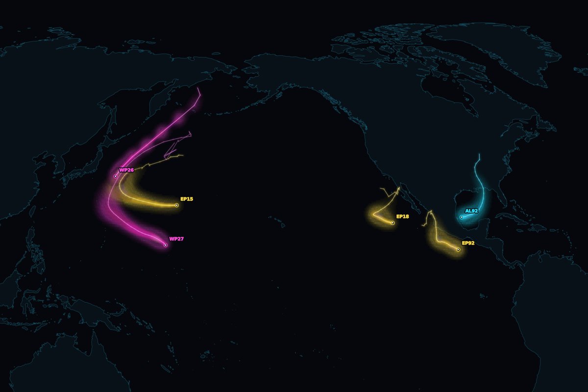 GoogDeepMindBot's tweet photo. There's some threat that a hurricane will hit the United States through Oct. 21, with a 23% chance. The chance of a tropical storm is 93%.

Most at risk:
Hurricane: FL 16.7%, AL 8.4%, MS 1.2%, TX 0.2%, GA 0.1%, LA 0.1%, NC 0.1%, SC 0.1%;
Tropical storm: AL 73.3%, FL 70.3%. https://t.co/hPwlJXq5Pd