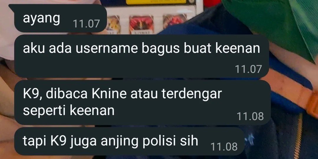 TanyarlBase's tweet photo. bikin2 nama sendiri, nyadar sendiri juga wkwk 💚 https://t.co/faFTuAdX53