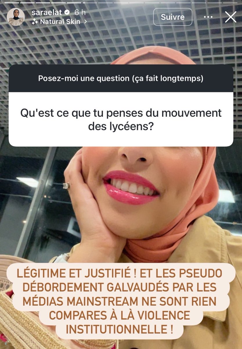 bentdrissia's tweet photo. Sara el attar sur les blocus en france vs. sur la Gen Z au Maroc mdrrrr
Les fameux de gauche en france, de droite au « « bled » » https://t.co/Gq4NzHkdXm