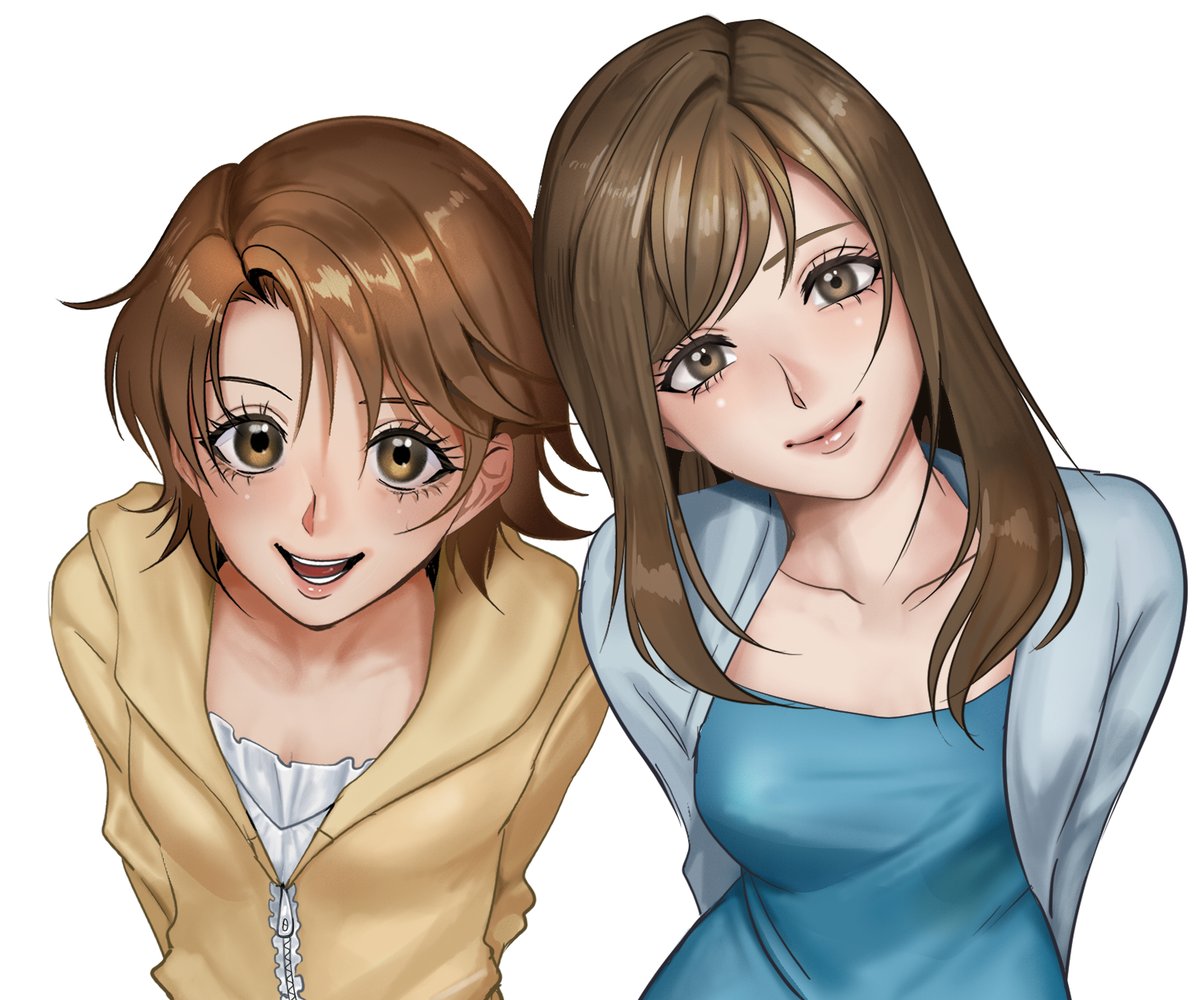 riripuas's tweet photo. 無人島で逞しく生きつつ計４４名のキャラを攻略することができる女子達🌳 https://t.co/17xVtMA3aw