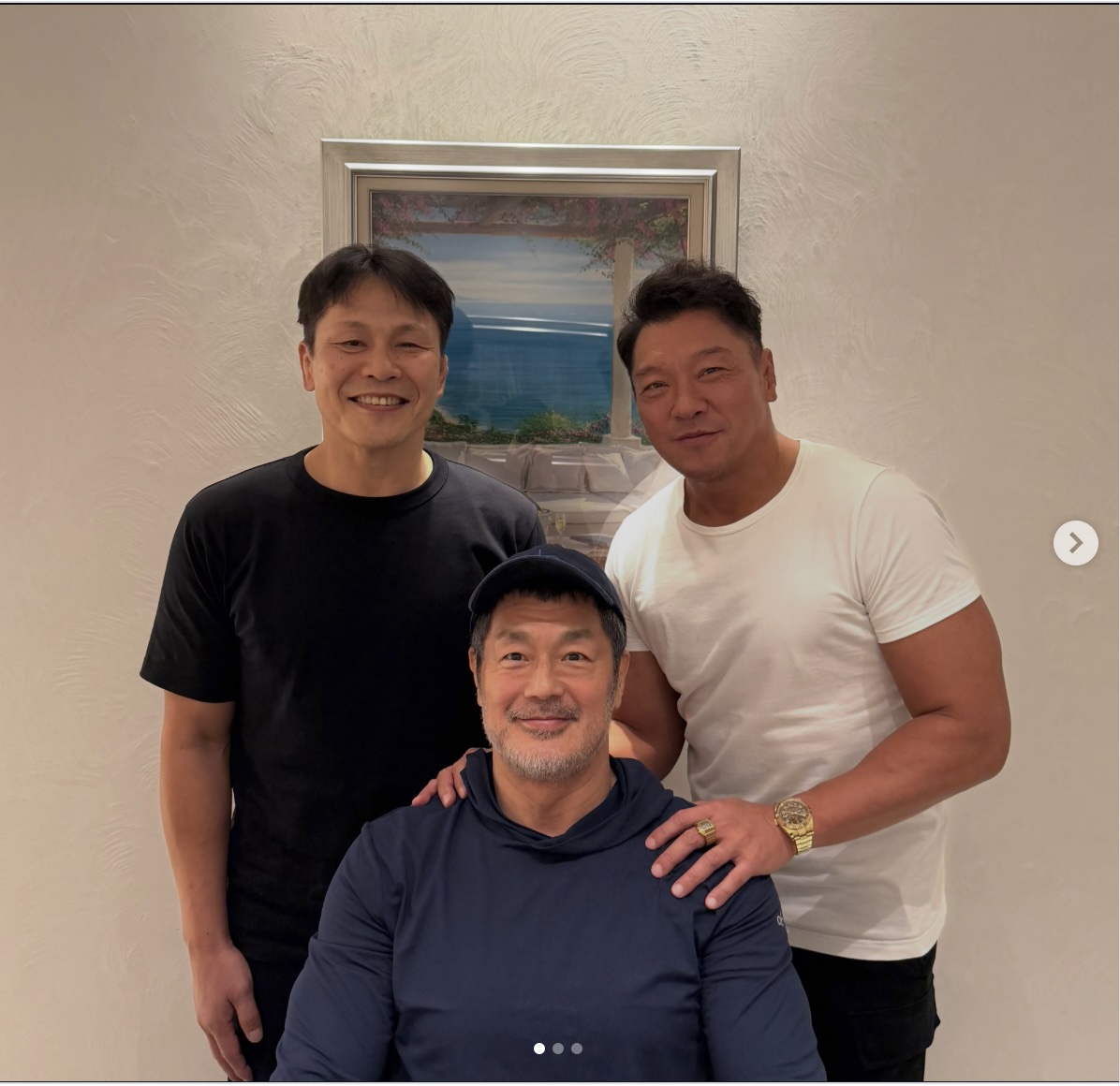 majan_saitou's tweet photo. 高田延彦が田村潔司、坂田亘との食事会をインスタで報告。

https://t.co/4o1AnxTDEL https://t.co/xlpHzfSprw
