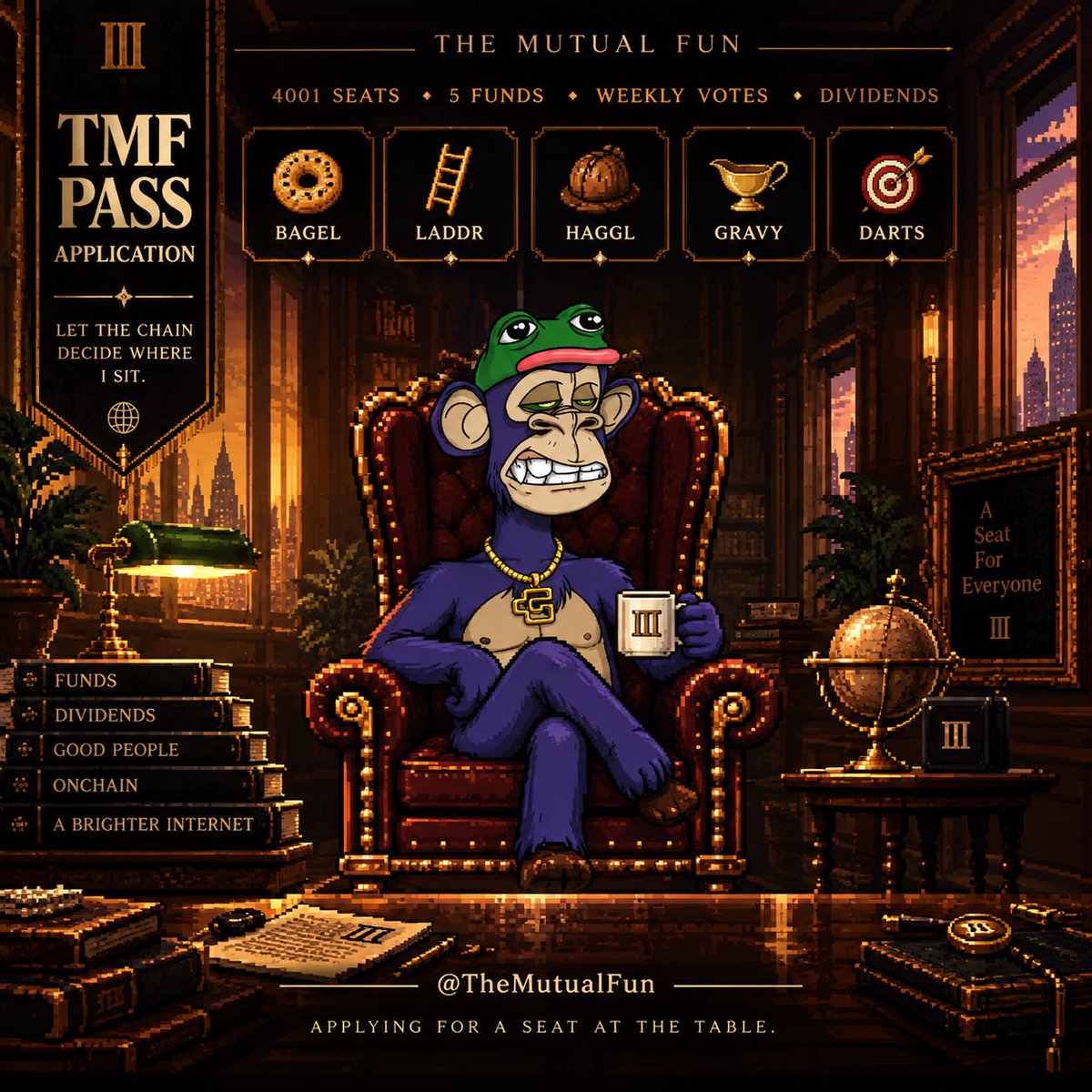 Defi_best's tweet photo. One thing from the TMF prospectus that I really like is that holding a Seat alone earns you nothing.
You have to enroll it by paying the one-time Front-End Load. Once enrolled, you get a Share Class, voting weight, and access to dividends. https://t.co/5qr7YIIx7z