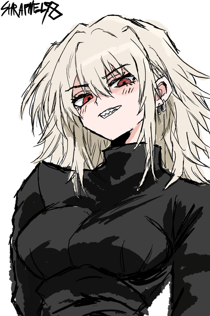 playdead98's tweet photo. lazy colour doodle of an evil woman https://t.co/npXYEnKjZY