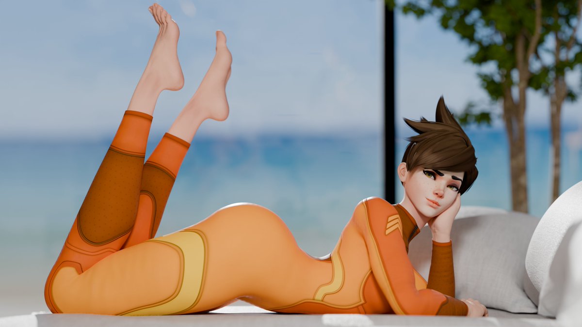Mote_3D's tweet photo. Photogenic Tracer (without her bits hanging out)

Model by @Memz3D 
#Overwatch #Tracer https://t.co/M1w6pgb4v5