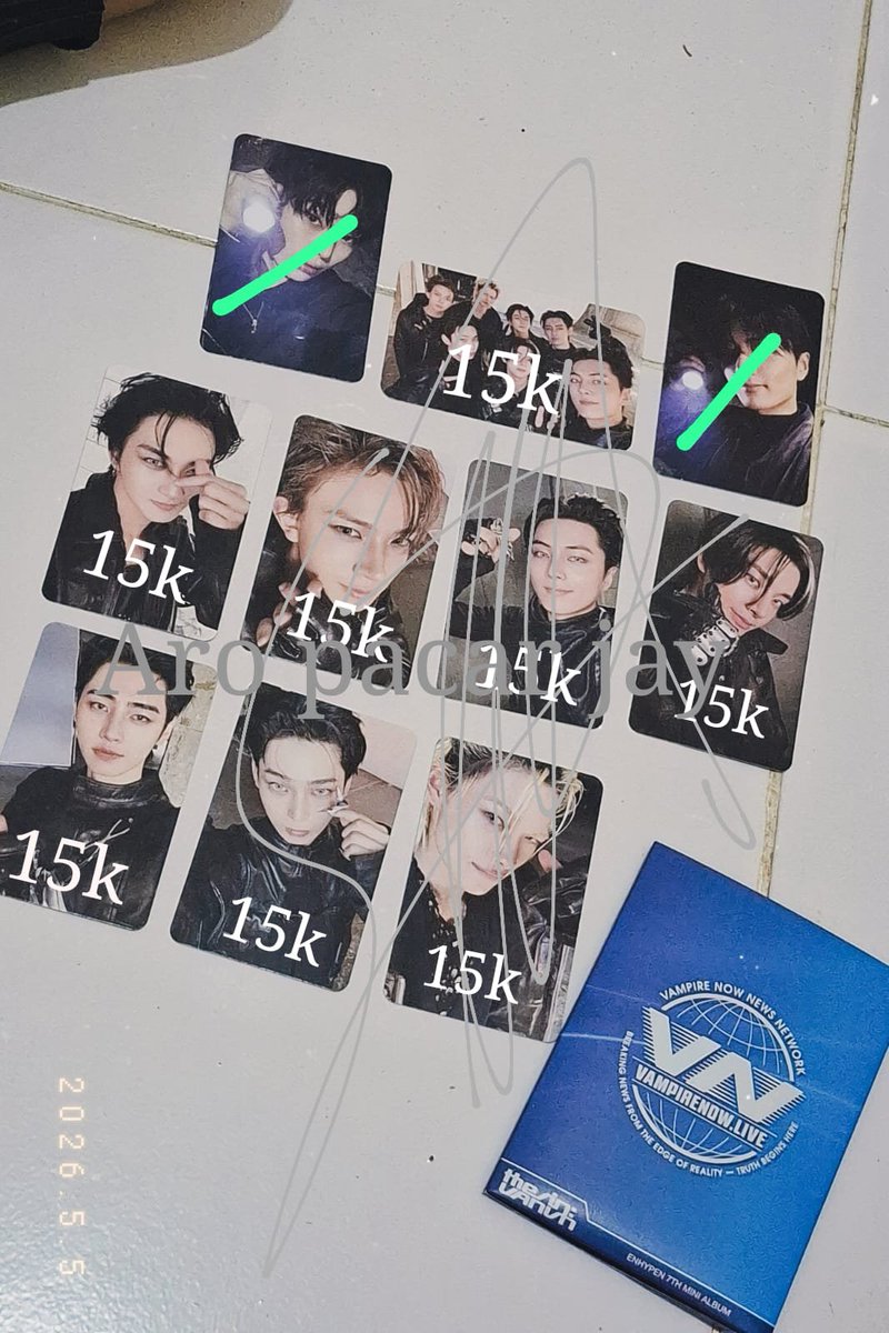 si49728's tweet photo. WTS // MAU JUAL

PC ENHYPEN VER TSV

✅️Ready kamar
📍Cirebon
🍊Bisa co

Minat bisa langsung dm
#zonauang #kpop #enhypen #engene https://t.co/se6OPZswUp
