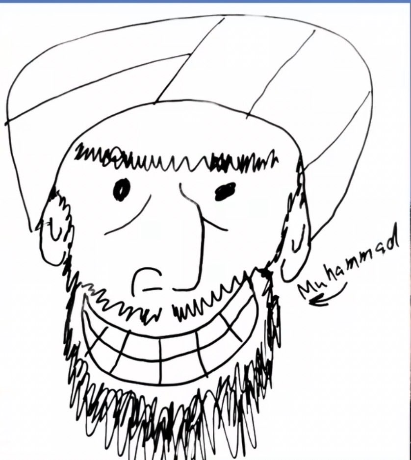 FBblockedme's tweet photo. I don’t think @TomBecka approves of this. But I think I did a great job! I can’t seem to draw female six year olds worth a damn though! Hmmm? https://t.co/1bADiFHxF4