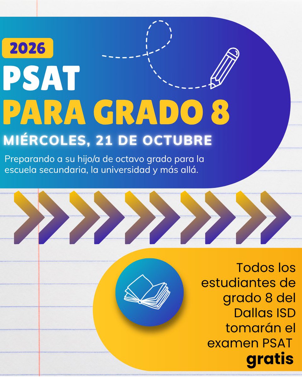edwalkerms's tweet photo. PSAT is coming soon on Wednesday, October 21st! https://t.co/cls3Bcr69i