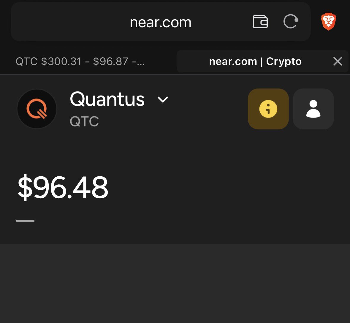 virtualbacon's tweet photo. Sold most of my shitter holdings on Robinhood chain to consolidate into near/zcash eco with $QTC. Let’s see if I regret later. https://t.co/R6allkKmYz