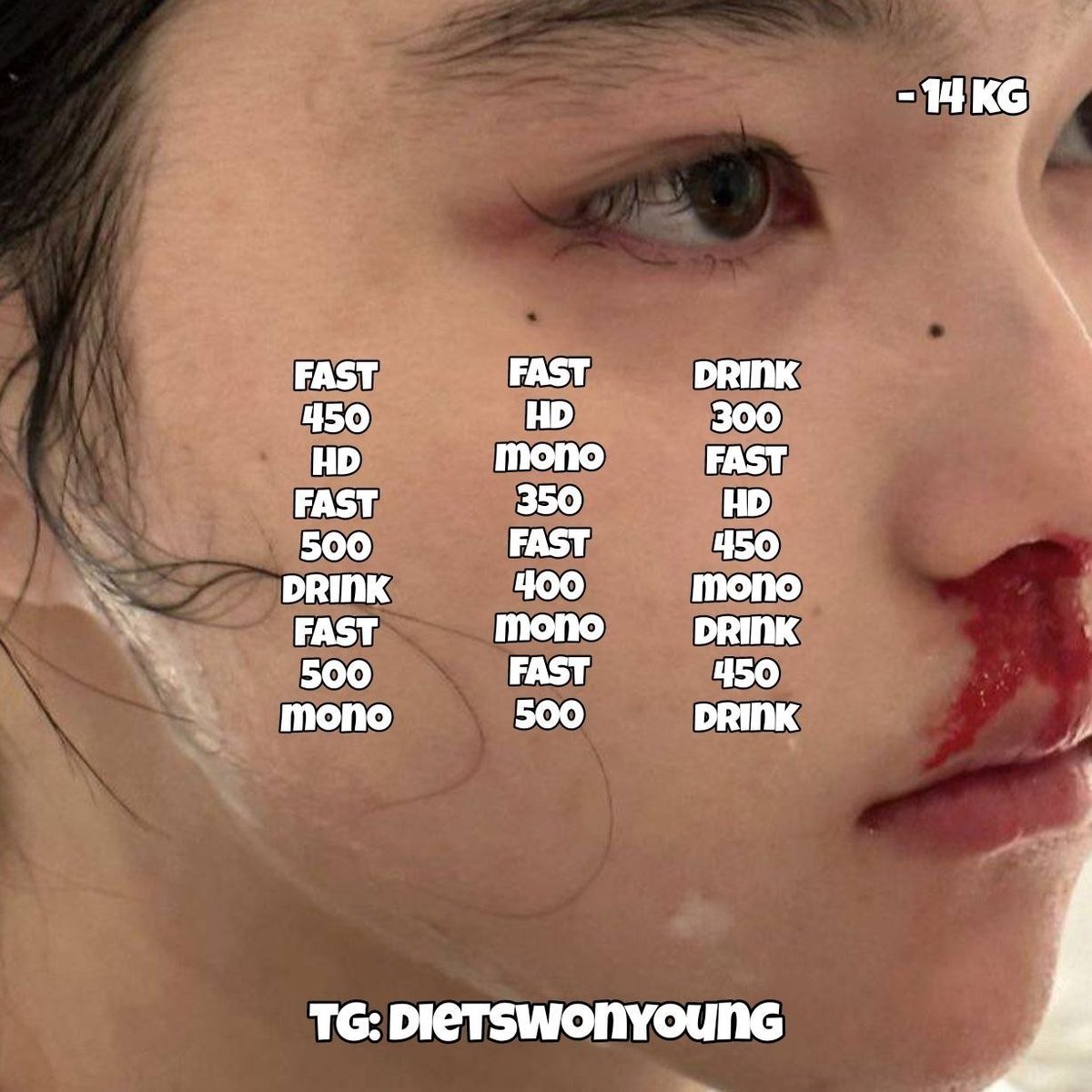 qinxsiz's tweet photo. tommorow im going to do this diet bcs i need to lose weight fasterrrr. but today (its alr 3:33am in my country) i ate 18g chocolate(101kcal), 110g yogurt w strawberries(kcal) and 30g oatmeal(105kcal) - total 313/8/11/44
#edrtwt #edtwt https://t.co/cHgisbKLPu