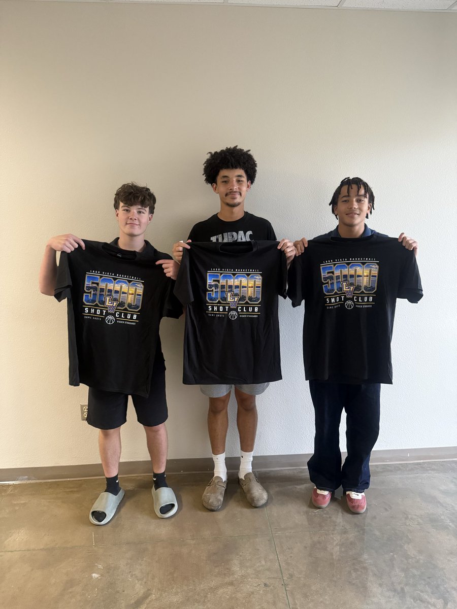 LagoHoops's tweet photo. 🏀 Three more in the 5,000 Shot Club! Congrats to Cash Schiller, Gavin Warner, and Dylan Stovall for completing the challenge! Proud of their hard work and dedication! 

LET’S GO LAGO! #LagoHoops https://t.co/DsrfRjJvU5