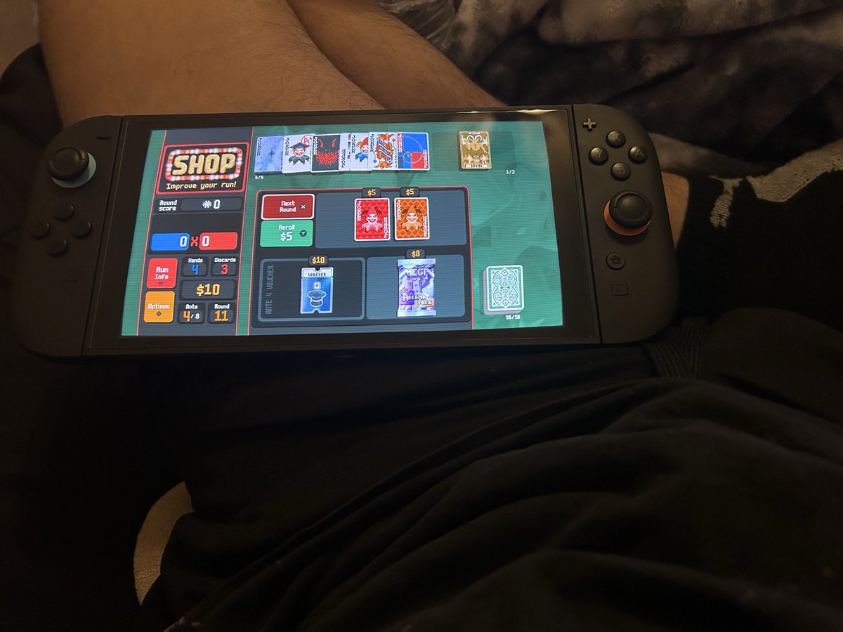 greyeona's tweet photo. Playing balatro while watching jerma makes me feel I’m doing my ancestors a disservice. This is the white shit I’ve ever done https://t.co/EGALBbjVpM