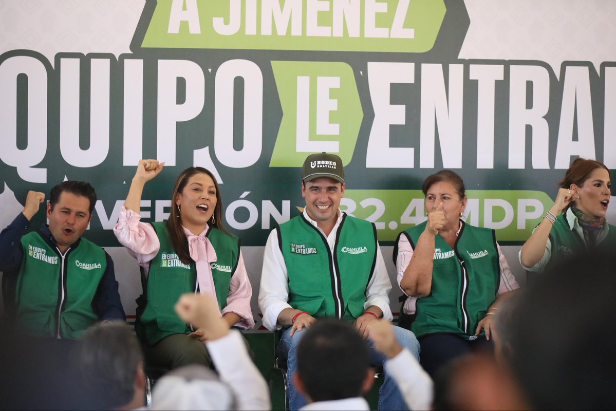 manolojim's tweet photo. Arrancamos una obra de agua con bombeo solar y filtración en la presa San Miguel para beneficiar a 4 mil habitantes. 👍🏼🤠💪🏼 #CoahuilaPaDelante #APasosDeGigante #JiménezMásFuerteQueNunca (2/2) https://t.co/BQh4DM5wwO