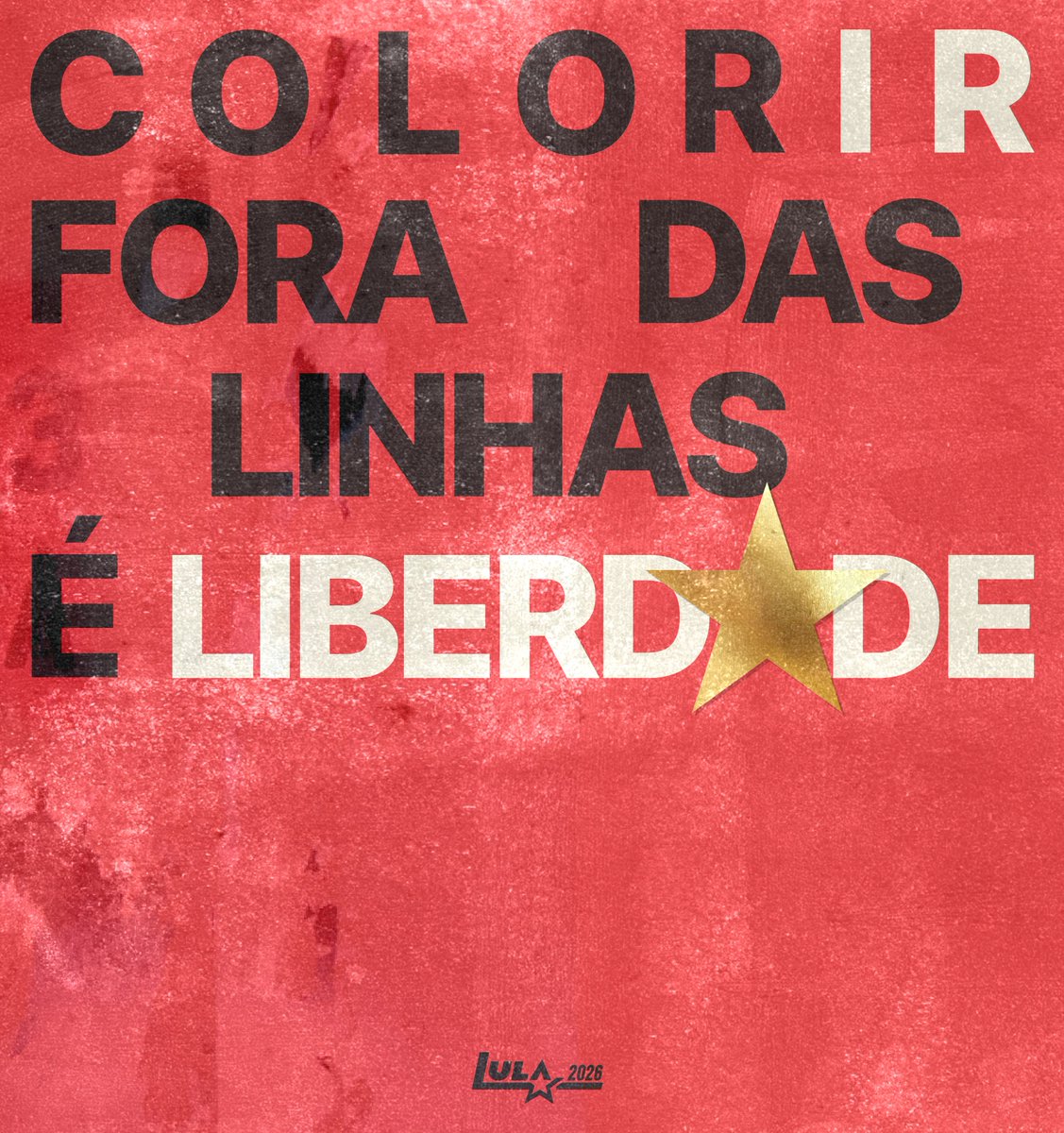 uzumartinj's tweet photo. Sou coer e pra mim colorir fora das linhas é liberdade. Liberdade é poder ser, amar, se expressar, estudar e viver como quiser. É poder ir e vir e, principalmente, exercer o direito de votar.

Eu escolho a liberdade. Eu voto 13.
#Eleições2026 #EleNão https://t.co/f5IclYTtnV
