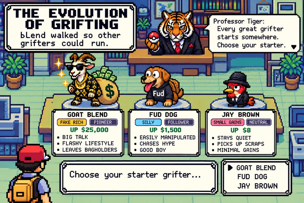 TigerTradin's tweet photo. Who is your favourite grifter on X? https://t.co/3mA7GPKNfO