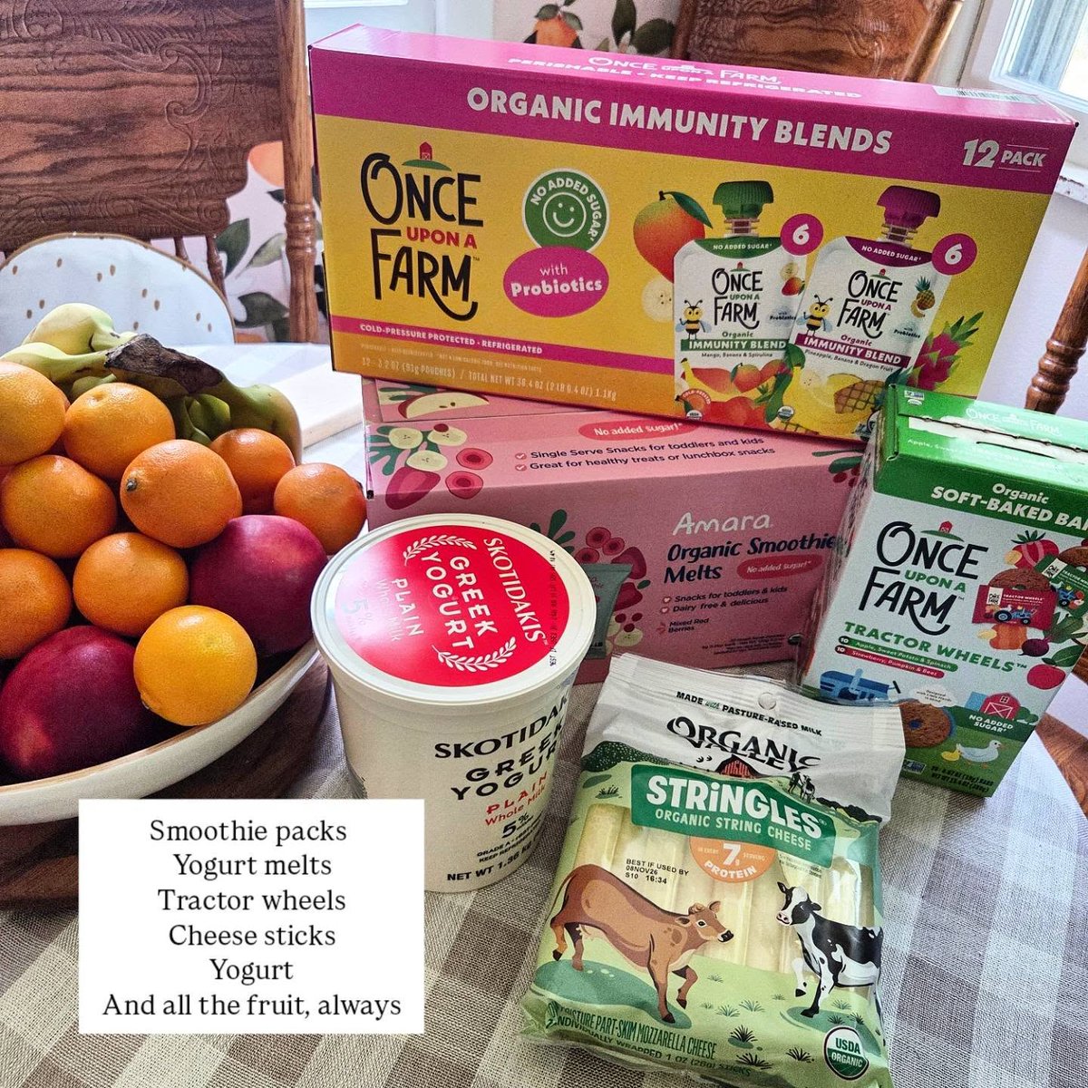 RafaBailarin's tweet photo. Smoothie packs, tractor wheels, yogurt melts, Greek yogurt, string cheese, fruit, and bamboo jammies were all Costco wins. Their double carts fit both boys, making shopping so much easier. What are your Costco favorites? https://t.co/JdUnmQ94TY