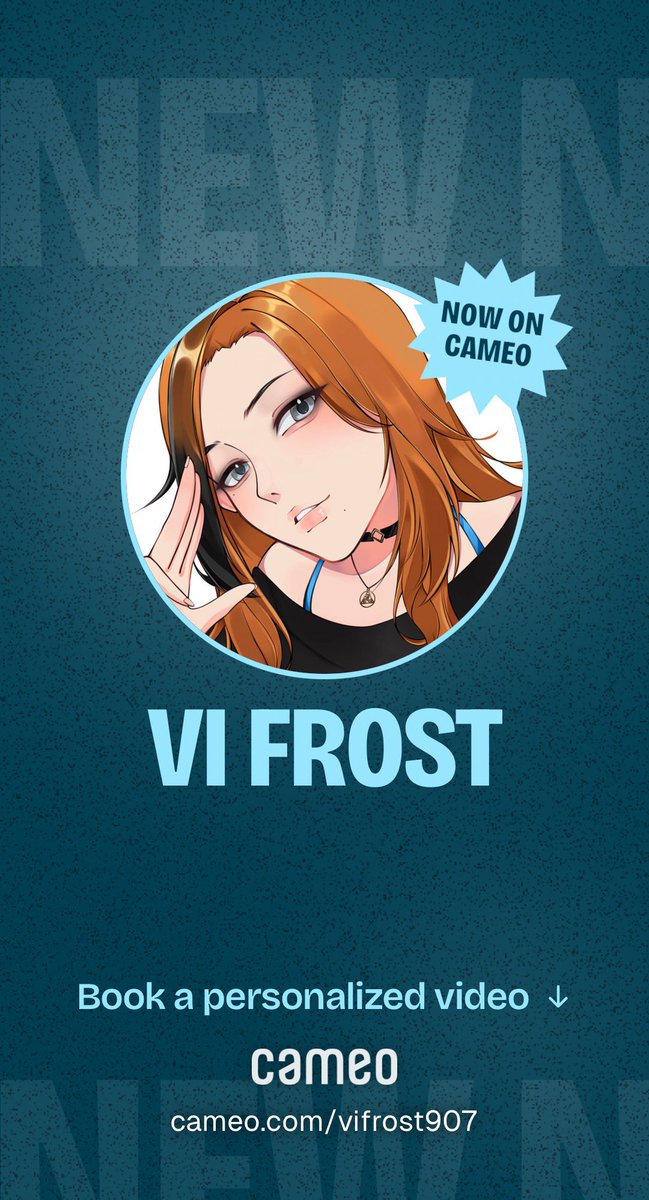 ViFrost907's tweet photo. Did a thing.
#cameo https://t.co/oySjmzRww0