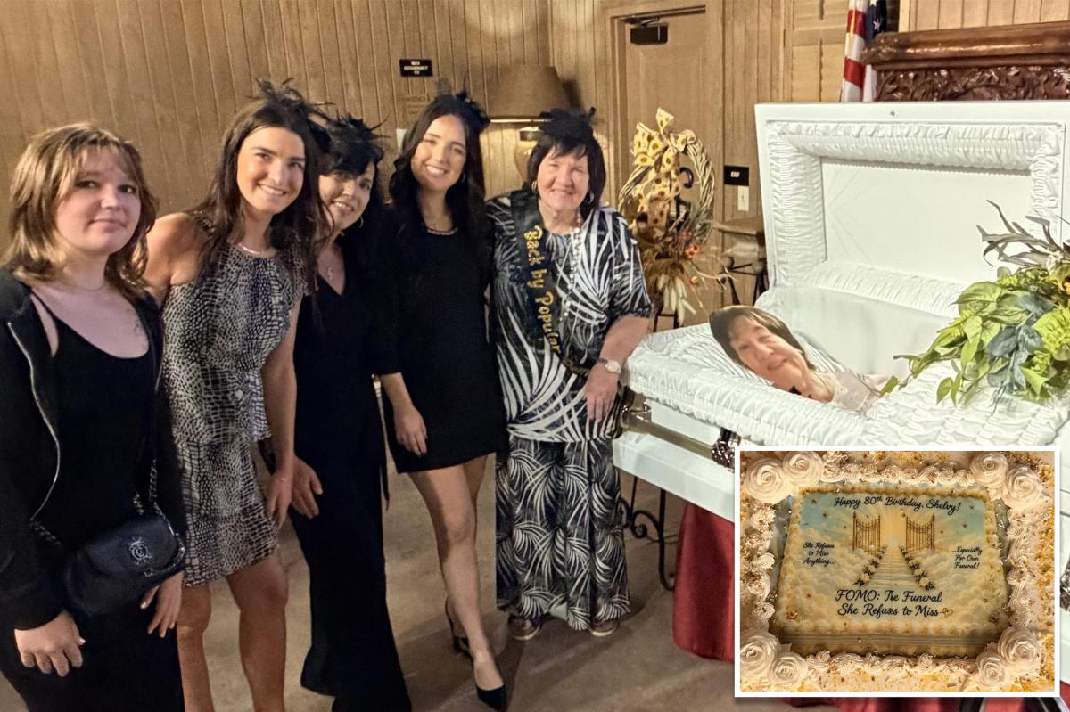 nypost's tweet photo. Georgia woman, 80, throws her own 'FOMO' funeral: 'She refuses to miss anything' https://t.co/ighu8jfKht https://t.co/K0mwaDbzib