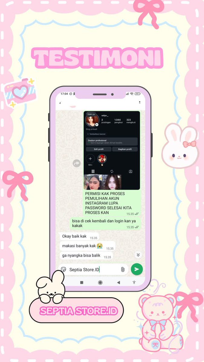 gyavl's tweet photo. open jasa balikin dan pulihkan akun

jasa pemulihan akun, email, telegram, line, twitter, facebook, instagram dll

jasa hapus akun, jasa hack akun, jasa sadap wa, jasa lacak lokasi orang, jasa lacak hp hilang by no hp atau imei

order langsung ke wa di bio
#zonauangㅤ https://t.co/tdh2Jm4sAy