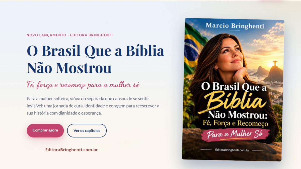 mbringhenti's tweet photo. ovo lançamento · Editora Bringhenti
O Brasil Que a Bíblia Não Mostrou

Fé, força e recomeço para a mulher só https://t.co/ke7JSpHJBc