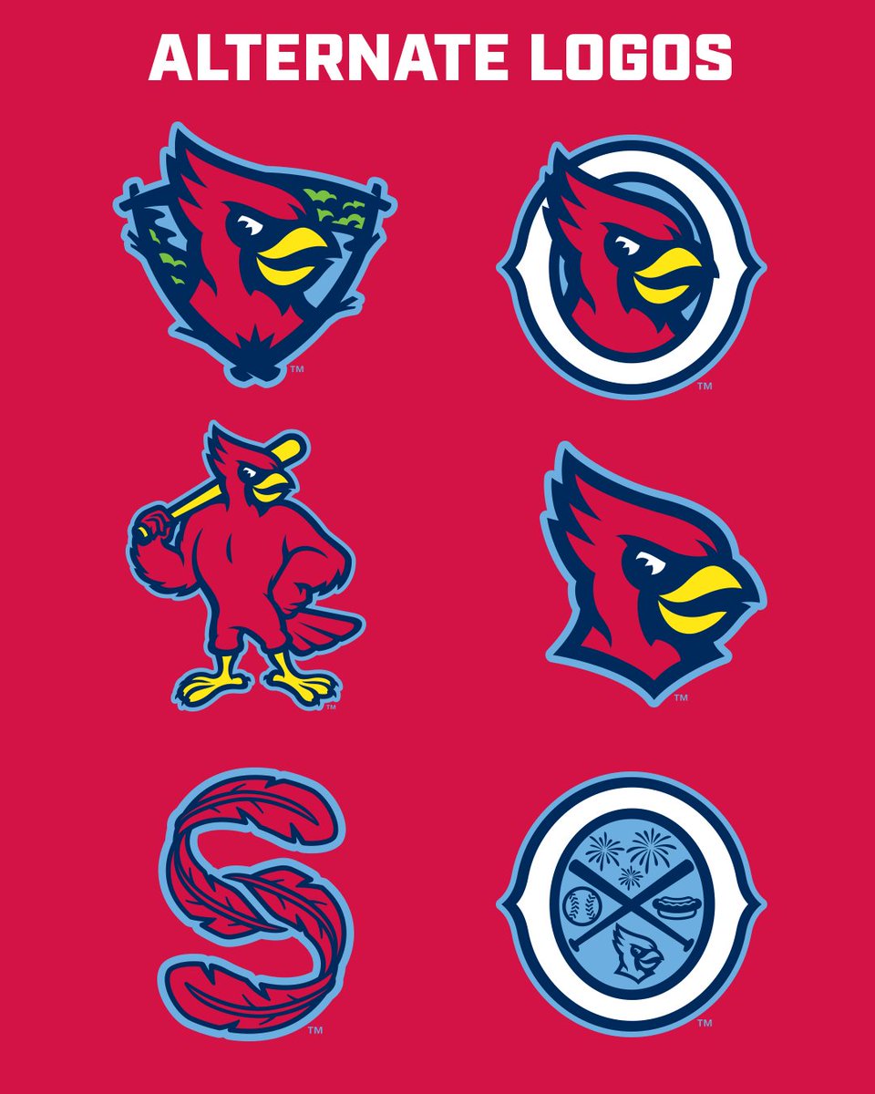 ozkspringbirds's tweet photo. The Springfield Cardinals are now the Ozarks Springbirds. Introducing our new logos and colors.

See a full breakdown and explanation for our logos and plenty more at https://t.co/jzLf2zr7Lh. https://t.co/1aZpMeScWb