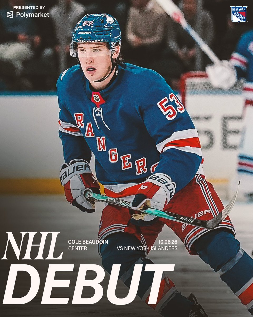 NYRangers's tweet photo. Broadway Official 🗽

Congrats, Cole! https://t.co/WLdEsOtwXt
