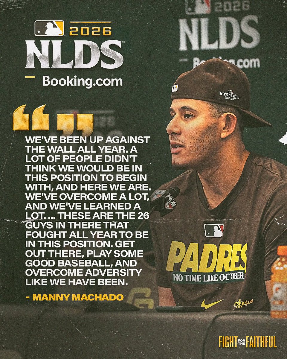 Padres's tweet photo. Keep the Faith 💛 https://t.co/d2DCkkgJx5