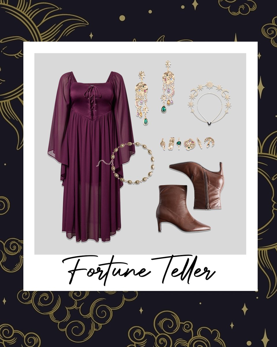 Torrid's tweet photo. Costume parties hate to see you coming! 🤠 Stay on theme here ➡️ https://t.co/kgm1GyBtCr https://t.co/rS3fB7n5jw