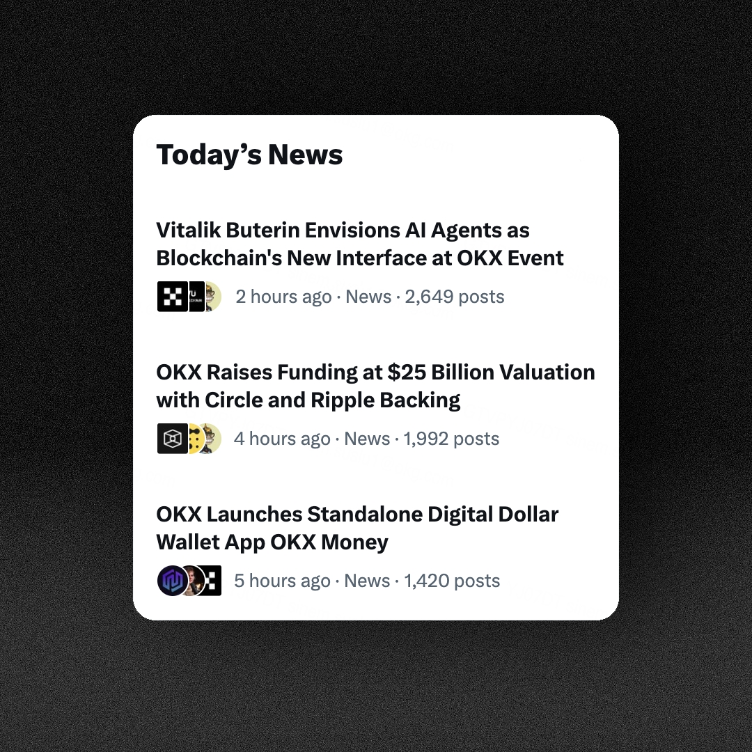 okx's tweet photo. It's an OKX kinda day. https://t.co/lpend5NxcN