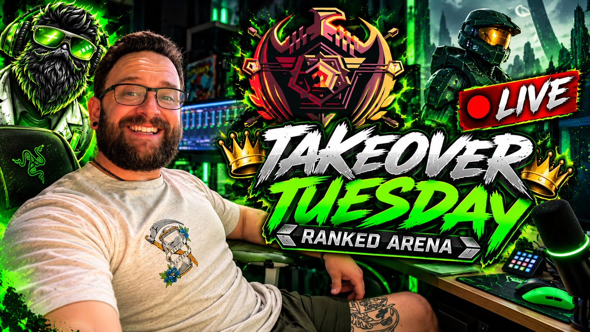 HaywireMD's tweet photo. ๐ด LIVE NOW ๐งช
RANKED ARENA | TAKEOVER TUESDAY ๐
๐๐ MY GEAR ๐
https://t.co/O7kBBiDa5G
#Halo #RazerAffiliate #TwitchAffiliate #GamingOnRumble #YouTuber #LiveOnKICK https://t.co/7hqUQVfHft