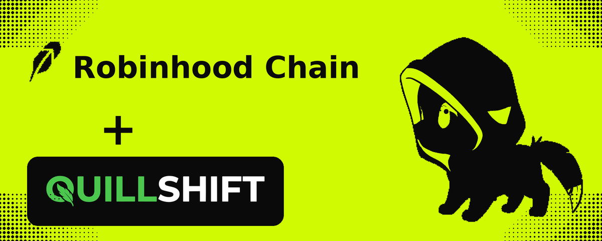 QuillshiftGame's tweet photo. we building on Robinhood chain
#robinhoodchain https://t.co/RyGNK8VEMY