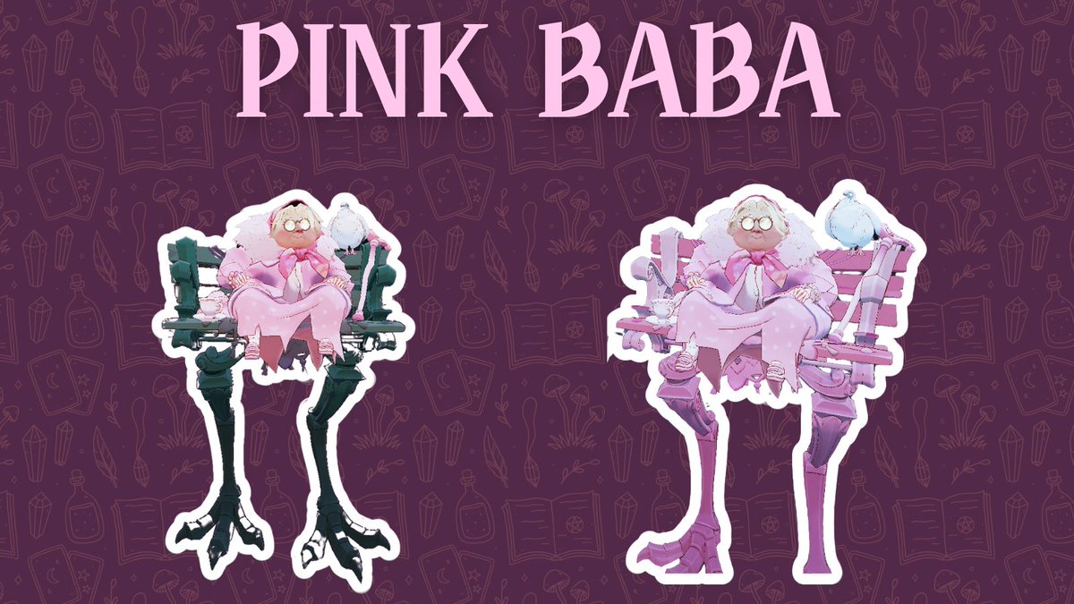 asteriaow's tweet photo. pink baba out now! https://t.co/YrVOFVjKRW