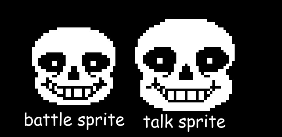 cloverlovania's tweet photo. sometimes i forget just how chopped sans looks in his dialogue portraits until i see this kind of comparison https://t.co/1kp8szIQg6