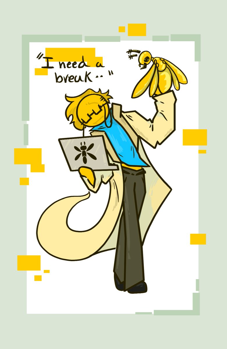 brezzles's tweet photo. Working on all the of the gang for my AU, Yellow is first up. I will be finishing the rest tomorrow, and I am praying to God I didn't get anything wrong in terms of labeling them. If you have questions, feel free to ask
#Alanbecker #avmYellow #FatesChangedAU https://t.co/twteYzPyi9