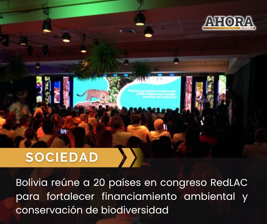 ahora_elpueblo's tweet photo. BOLIVIA REÚNE A 20 PAÍSES EN CONGRESO REDLAC
Santa Cruz reúne a delegaciones de 20 países para fortalecer el financiamiento de la conservación y la acción climática.
Lee la nota aquí ⤵️ https://t.co/dp3ErBX8jW
#RedLAC #MedioAmbiente #Bolivia https://t.co/3oL4rHgWIb